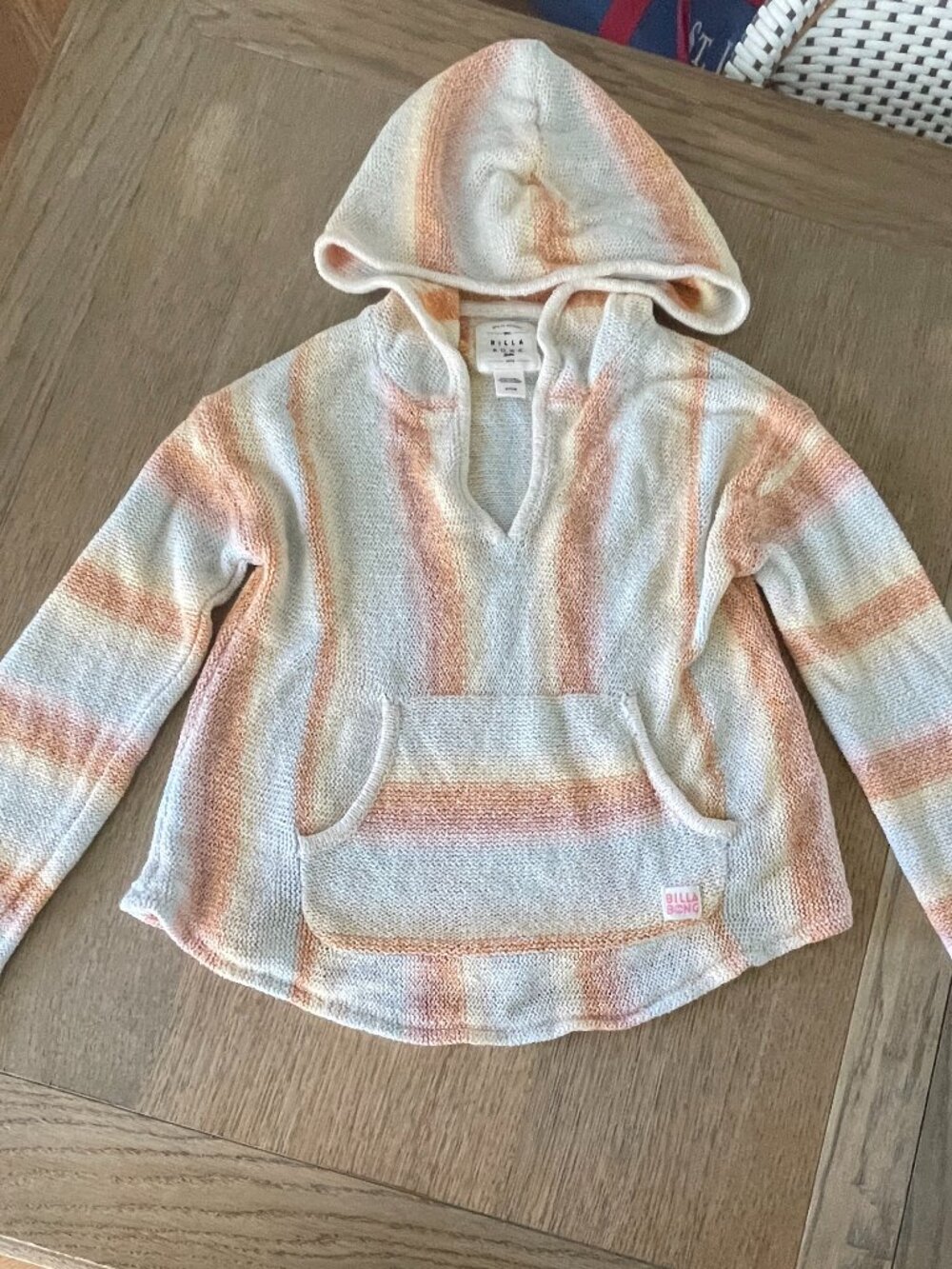 Billabong Girl's Baja Cove Pullover Hoodie, Size M